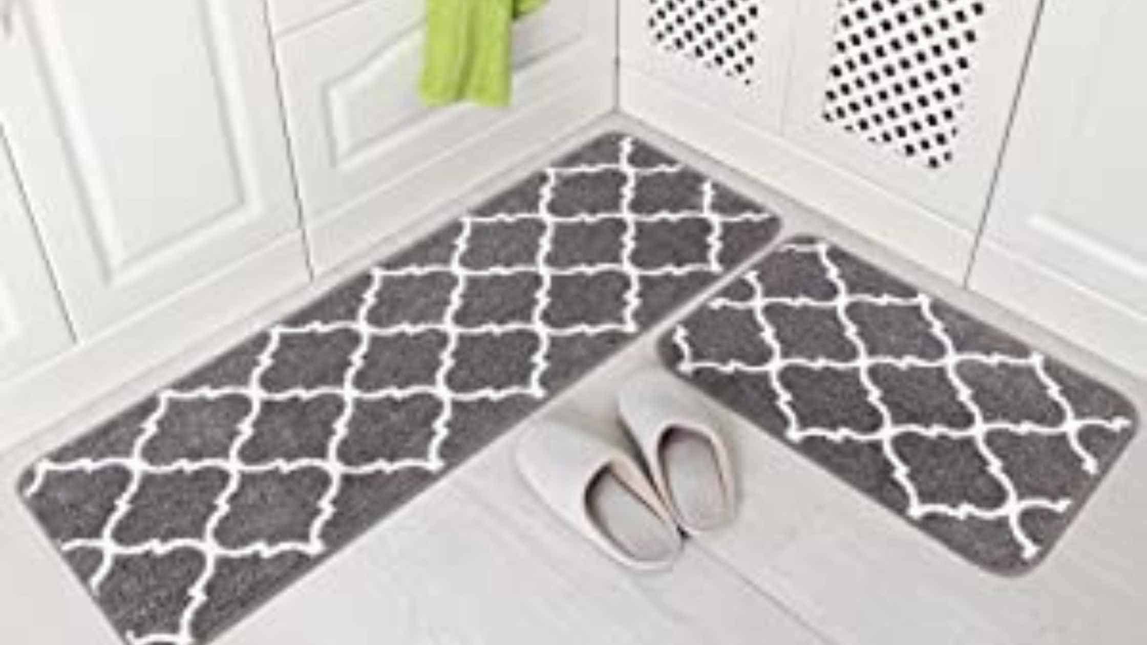 L Shaped Kitchen Rug