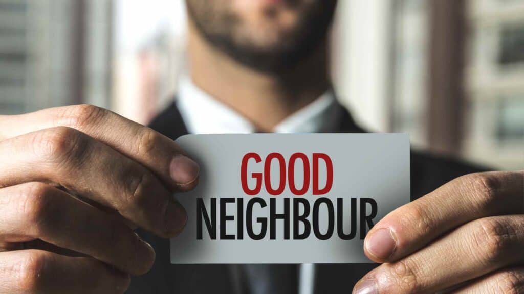 a good neighbour