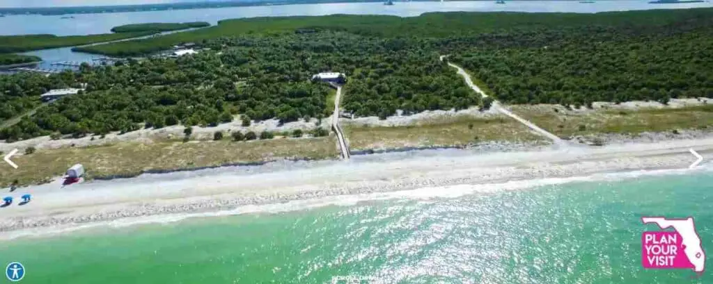 Caladesi Island State Park is the best quiet beaches in florida