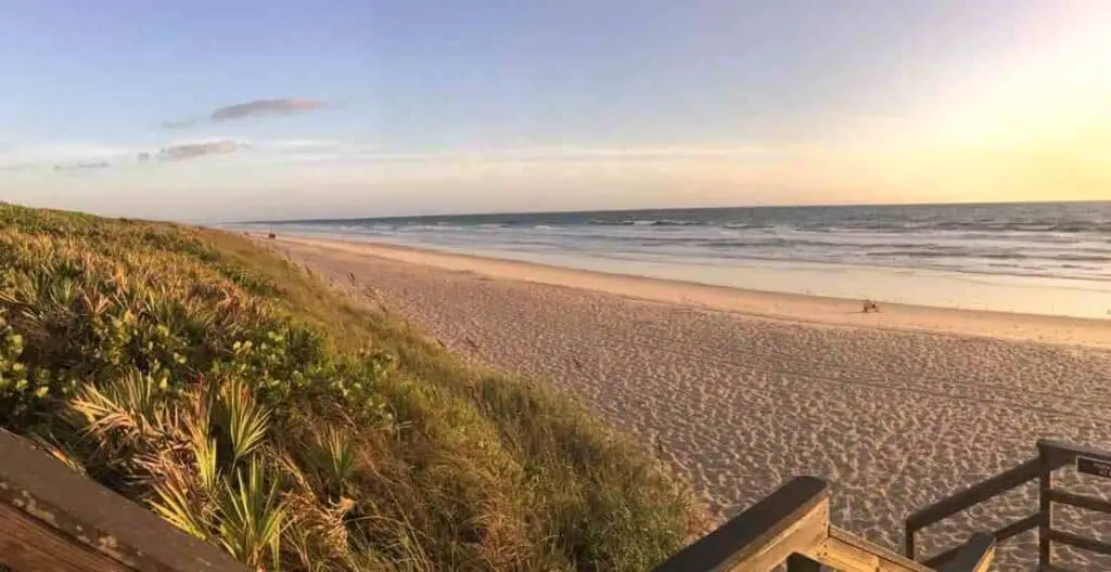 Canaveral National Seashore is the best quiet beaches in florida