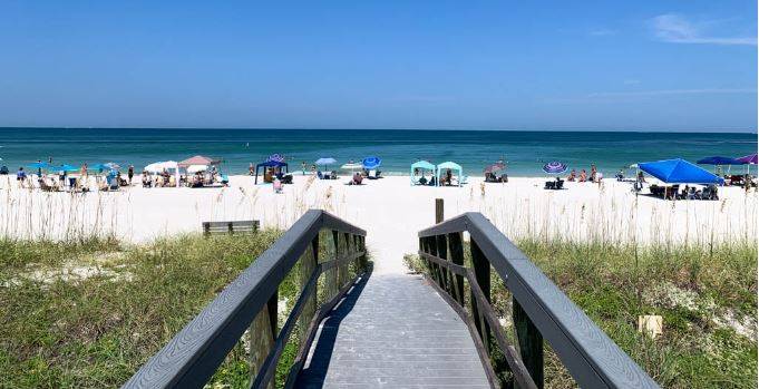 Pass-a-Grille Beach is the best quiet beaches in florida
