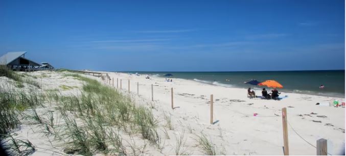 St. George Island State Park is the best quiet beaches in florida