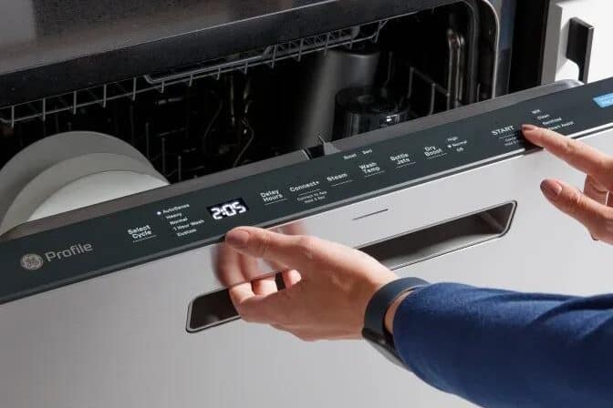 Preparing The Dishwasher to use quiet power 3 dishwasher